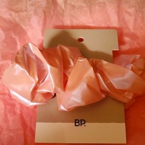 BP. Pink Satin Hair Scrunchie
